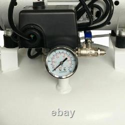 US 40L Medical Dental Air Compressor Noiseless Silent Quiet Oil-less Oil Curing