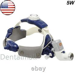 US 5W Dental HeadLight ENT Surgical LED Medical Headband Headlamp KD-205AY-2