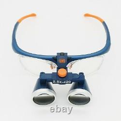 US Dental 2.5X Medical Binocular Loupes 420mm Loupe Magnifier Magnifying Glasses