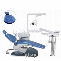 US Dental Chair Medical Hard Leather Computer Controlled DC Motor +Exam Stool