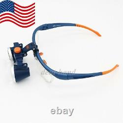 US Dental Surgical Medical Binocular Loupes Adjustable Magnifier 2.5X 420mm