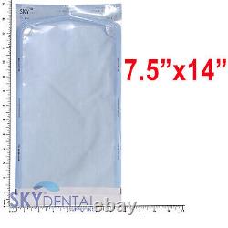 Up to 2400 Sterilization Pouches 7.5 x 14 Dental Medical Self Seal Pouch Bag