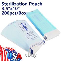 Up to 4000 3.5 x 10 Self Seal Pouch Sterilization Bag Pouches Dental Medical