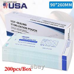 Up to 4000 3.5x10 Self Seal Pouch Sterilization Bag Pouches Dental Medical
