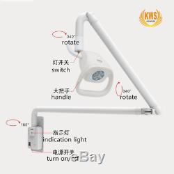 Wall Mounted Dental LED Light Operatory Exam Medical Surgical Shadowless Lamp US