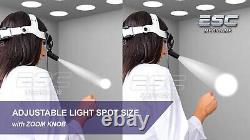 Wireless Dental Surgical Headlight ENT Medical Head light LED 10 Watt for Loupes