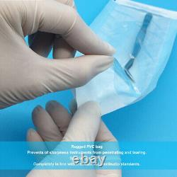2000 Poches de stérilisation - 3,5 x 10 Sachet auto-scellant pour instruments dentaires médicaux 20 boîtes