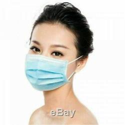 200 Pcs À Usage Unique Masque Facial Chirurgical Médical Dentaire 3-ply Earloop Bouche Couverture