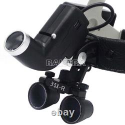 3.5x Phare Chirurgical Médical Dentaire Bandeau Binoculaire Led Light 5w