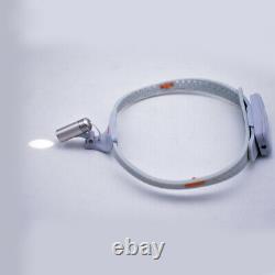 3w Led Tête Dentaire Lumière Ultra-léger Lampe De Tête Chirurgical Médical Ent Oral 10000lx