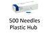 500 Monoject En Plastique Hub Dental Aiguilles Médicales 30g Extra Court