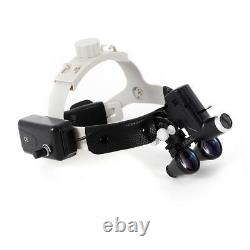 Bandeau Chirurgical Dentaire Médical 3.5x Kit Binoculaire Loupes Avec Phare Led 5w