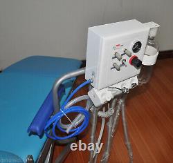 Chaise dentaire pliante portable avec unité de turbine lumineuse à LED équipement médical