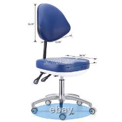 Chaise roulante de tabouret dentaire médical réglable hydraulique avec roues