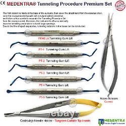 Chirurgie Micro Instruments Set Gomme Médicale Chirurgicale Dentaire Tunneling Procédure Ce
