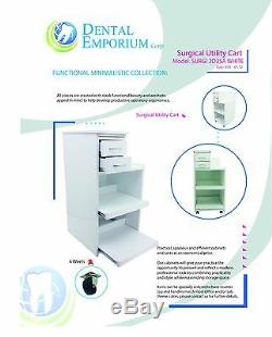 Dentaire Medical Mobile Chirurgie Utilitaire Cabinet Cart Multidrawers Avec Wheels