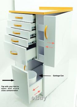 Dental Lab Medical Mobile De Stockage Cabinet Panier Multifonctionnel Tiroirs Avec Roulettes