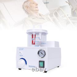 Dental Medical Urgence Aspirateur Phlegm Unité D'aspiration Électrique Portable 110v Nouveau