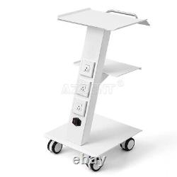 Dental Medical White Cart Socket Intégré Mobile Cart Outil Chariot Instrument