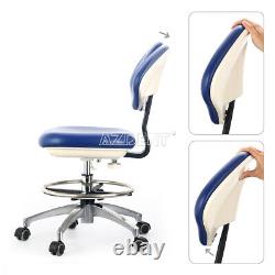 Dentiste Dentaire Chaise Mobile Rolling Tabouret Réglable Pu Cuir Hydraulique Silla