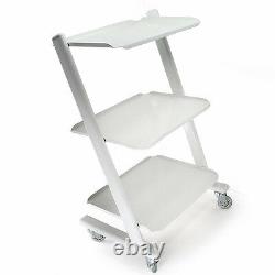 Équipement Dentaire Medical Steel Cart Trolley Doctor Dentist Trolly For Spa Salon