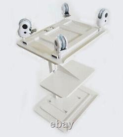 Intbuying New Dental Equipment Trolly Medical Steel Cart Trolley Pour Spa Salon