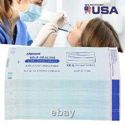 Jusqu'à 10000 pochettes de stérilisation 3,5 x 10 auto-scellantes pour matériel dentaire médical