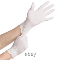 Jusqu'à 1000 pièces de gants d'examen en latex sans poudre Plastcare Dentaire et Médical, taille XS-XL blancs