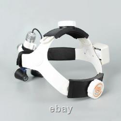 Lampe Frontale Médicale Chirurgicale Dental 3w Led Head Light + Loupes Binoculaires 3.5x420mm