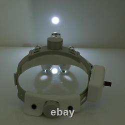 Lampe frontale sans fil médicale dentaire à LED 5W + loupes 3.5X + boîte en aluminium