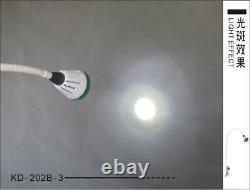 Lampe médicale dentaire chirurgicale d'examen à LED 9W KD-202B-3 avec pince de support à glissière
