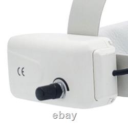 Loupe binoculaire chirurgical médical dentaire 3.5X 420mm avec éclairage frontal à LED de 5W