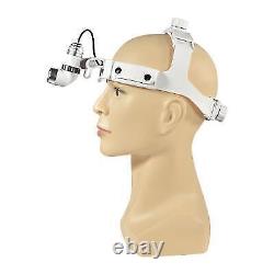 Loupe médicale et dentaire de 420 mm avec grossissement 3,5X et éclairage LED, lunettes binoculaires