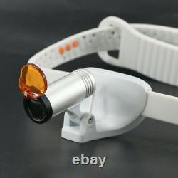 Lumière frontale d'examen médical dentaire sans fil à LED à haut indice de rendu des couleurs (IRC) 3W avec filtre KD-203AY-8