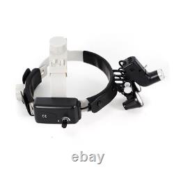 Lunettes binoculaires médicales chirurgicales pour loupe avec bandeau pour tête et lampe frontale LED