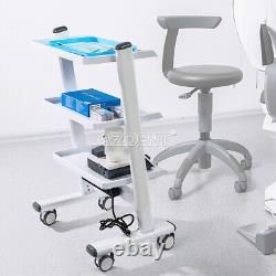 Machine de blanchiment des dents mobile pour dentistes avec lampe LED / chariot médical à trois couches.