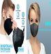 Masque Facial Jetable 3-1000 Black Kn95 à 5 Couches Avec Approbation C.e Ffp2 En Stock