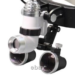 Nouveaux loupes binoculaires chirurgicales dentaires médicales 3.5X 420mm en verre optique grossissant