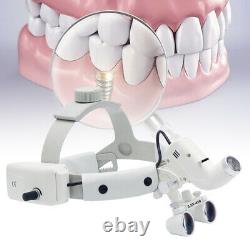 Phare Chirurgical Dentaire Médical Avec 3.5x 420mm Chirurgical Binocular Loupes Kit