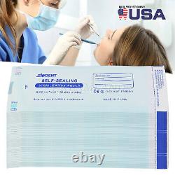Pochettes d'autoclave pour la stérilisation de sachets auto-scellants dentaires médicaux