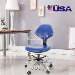 Pu Leather Dental Medical Doctor Assistant Tabouret Ajustable Mobile Rolling Chair