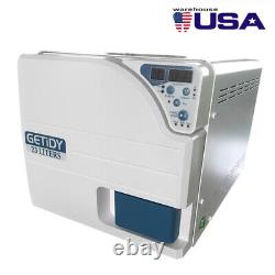 Stérilisateur autoclave à vapeur sous vide numérique médical dentaire Getidy 23L avec séchage US