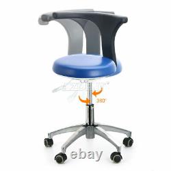 Tabouret De Médecin Dentaire Réglable Chaise Mobile Médicale Pu En Cuir 360° Rotation
