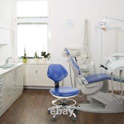 Tabouret d'assistant dentaire américain réglable en hauteur avec dossier mobile et siège pivotant