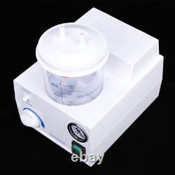 Unité d'aspiration dentaire portable de 1000 ml pour soins médicaux à domicile - Aspirateur de mucosités et de phlegme - NEUF