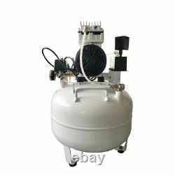 Us 40l Medical Dental Air Compressor Noiseless Silent Silent Oil-less Oil Curing (en Moins D’huile)