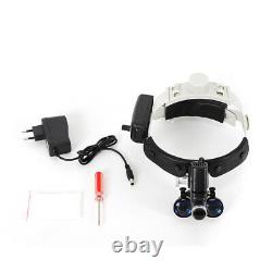 Us Dental Surgical Medical Headband 3.5x Binocular Headband Loupes+led Headlight