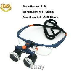 Us Kws 3.5x Loupes Binoculaires Dentaires Verre De Grossissement Chirurgical Loupe Médicale